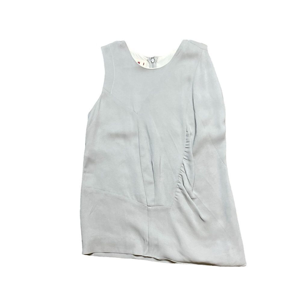 MARNI Sleeveless Blouse Top Gray Size 4